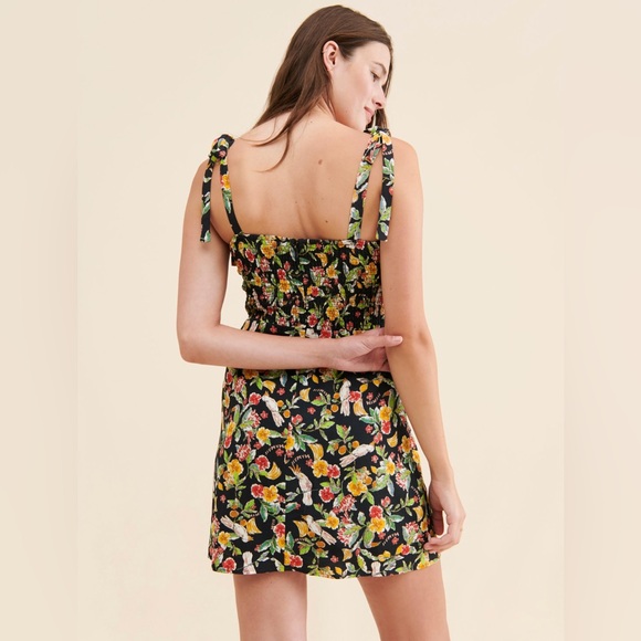 WAYF Floral Mini Dress - Picture 3 of 4